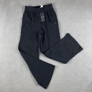 Fabletics Women's X-Small Regular Black Cotton Polyester Track Pants w/ Pockets